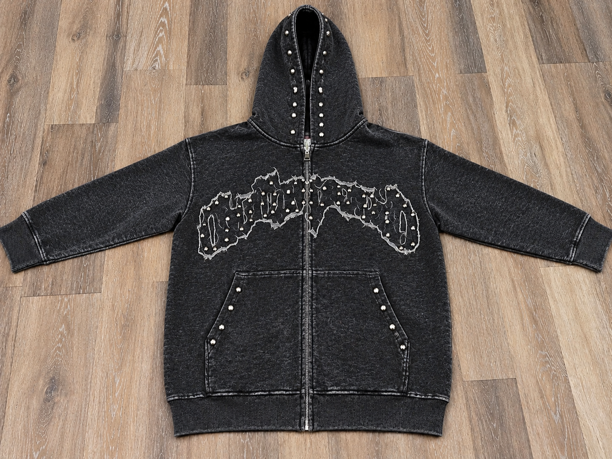 Rhinestone Faded Jacket