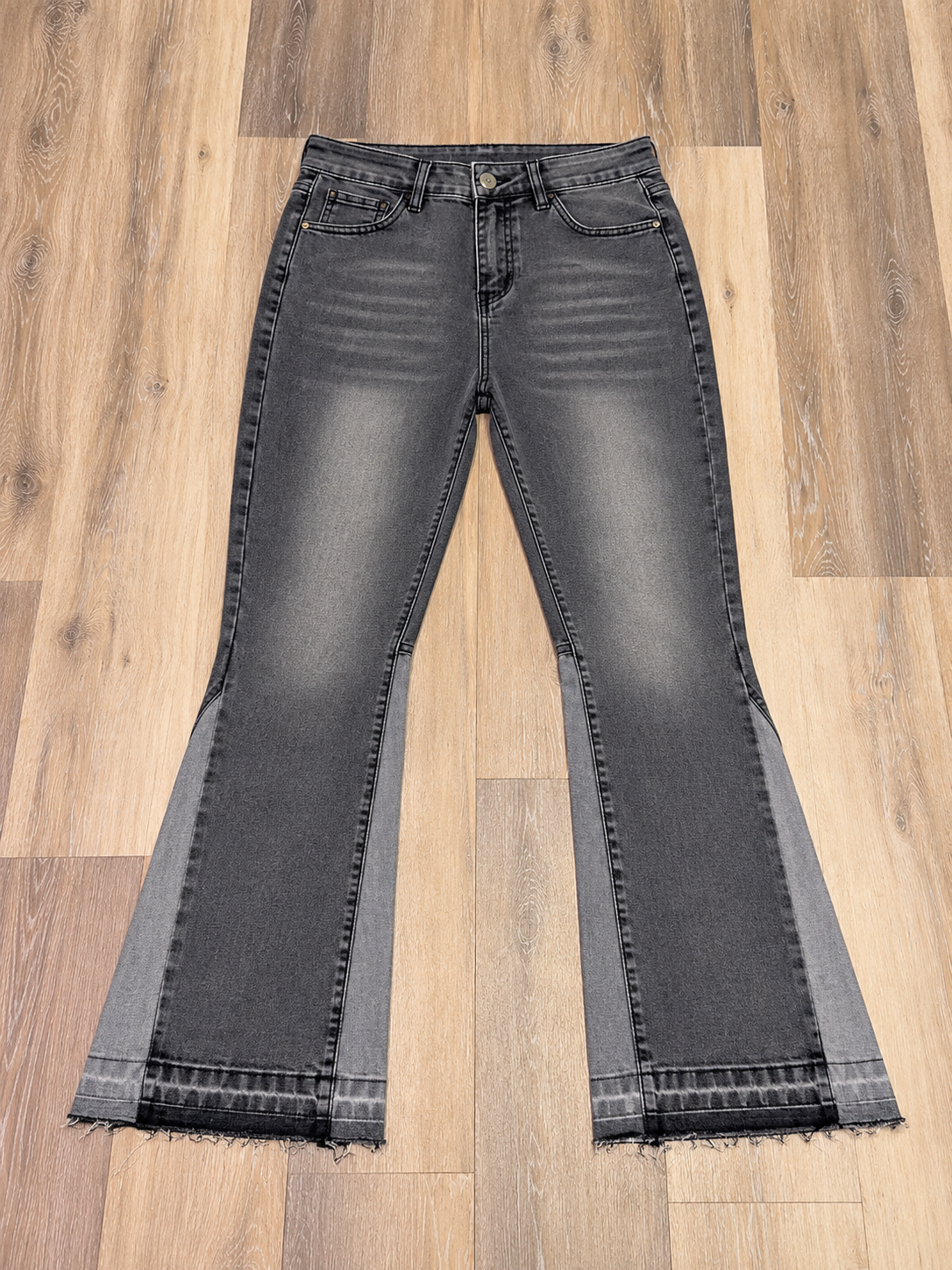 Light Black Washed Denim