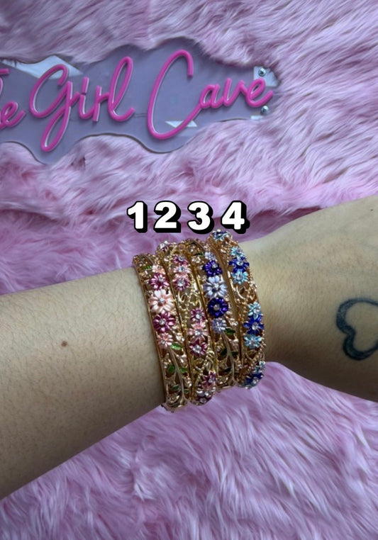 Flower Bangles