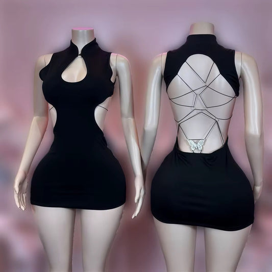 Butterfly Back Dress