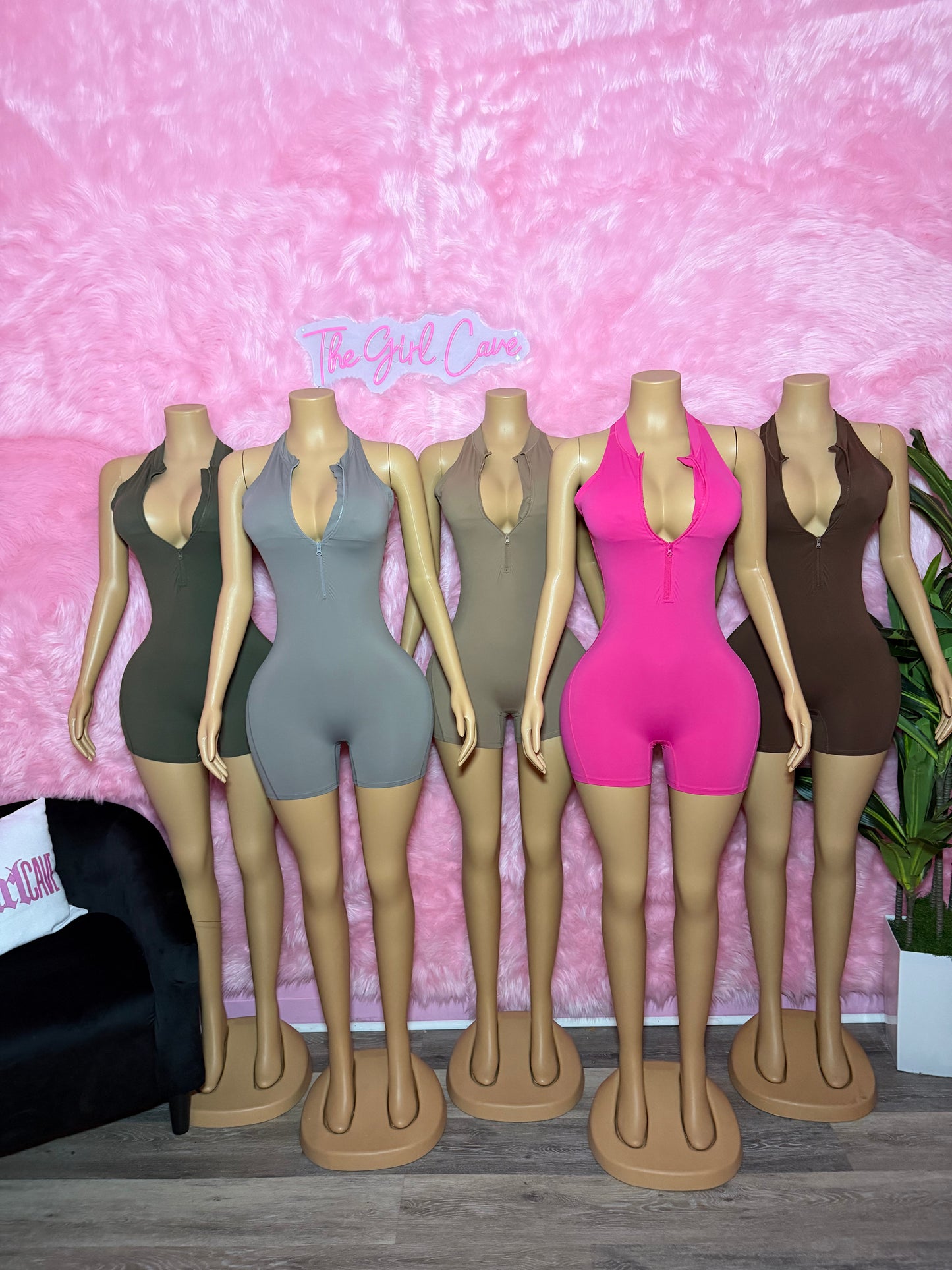 Butt Scrunch Tank Romper