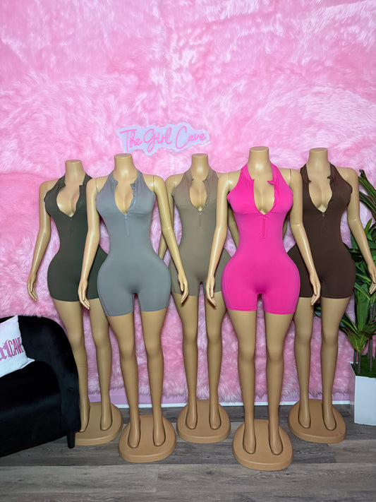 Butt Scrunch Tank Romper