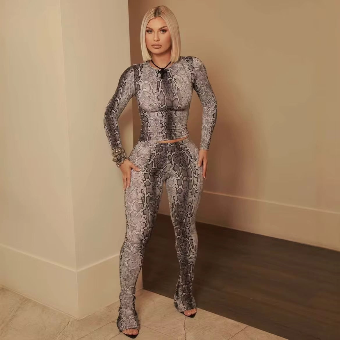 Snake Pant Set