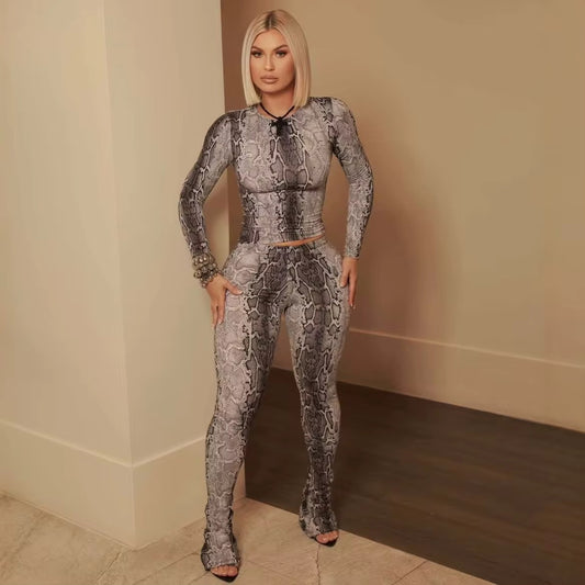 Snake Pant Set