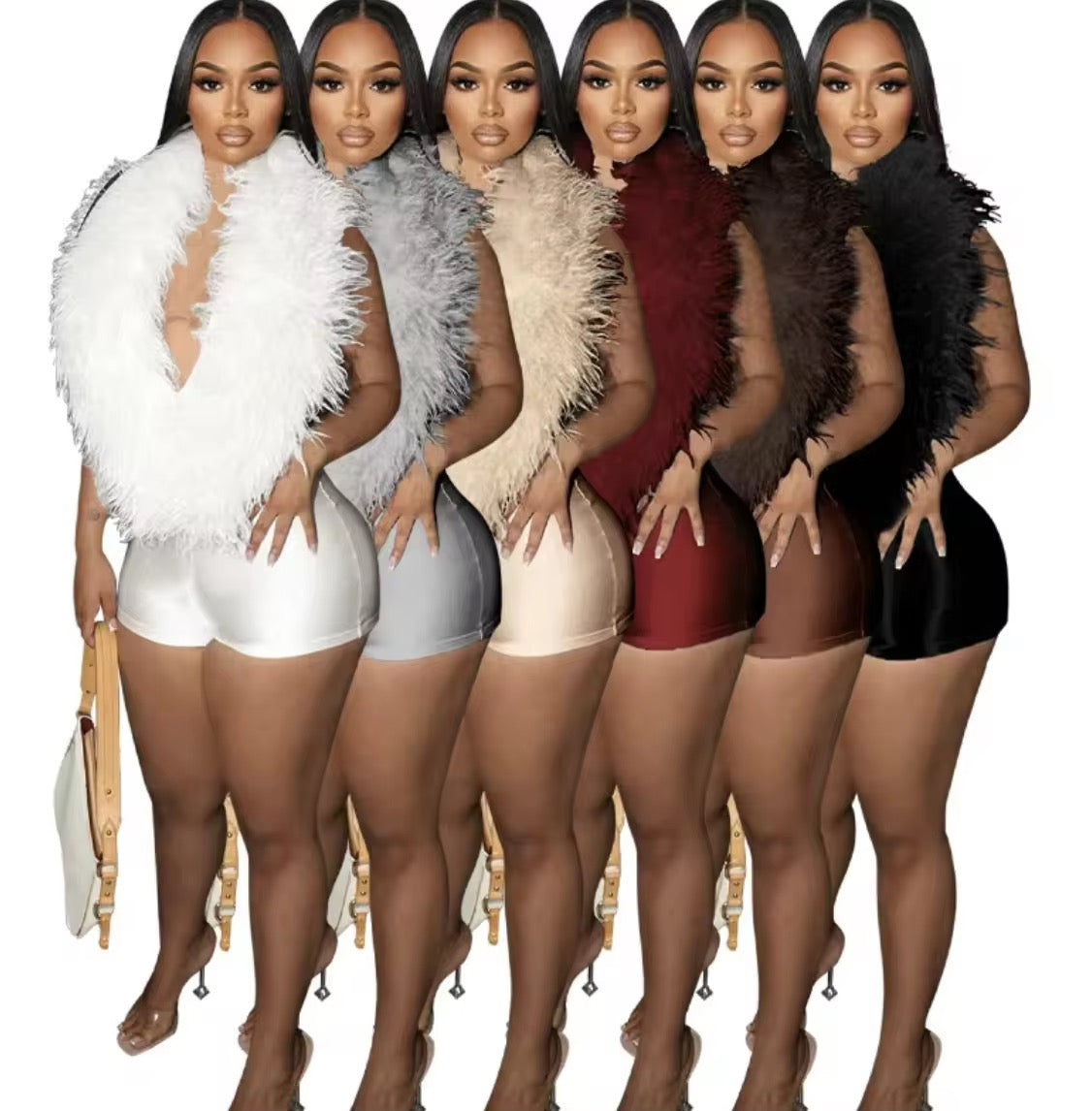Fur Romper