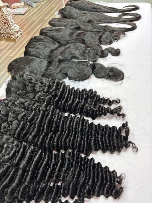 Natural Color Human Hair 210% Density 13x4 / 13X6 HD Lace Wigs