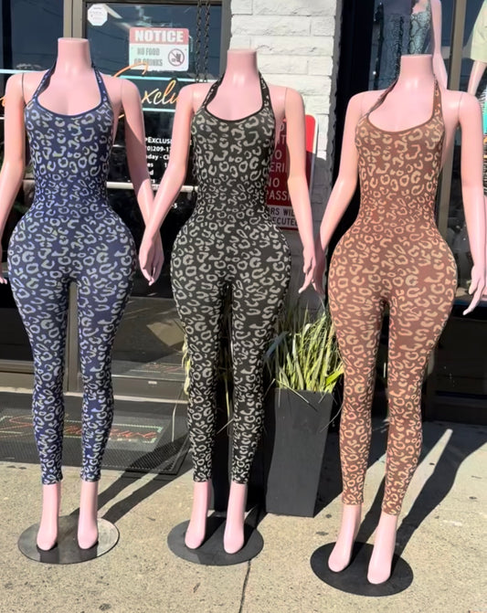 Athletic Cheetah Jumpsuit