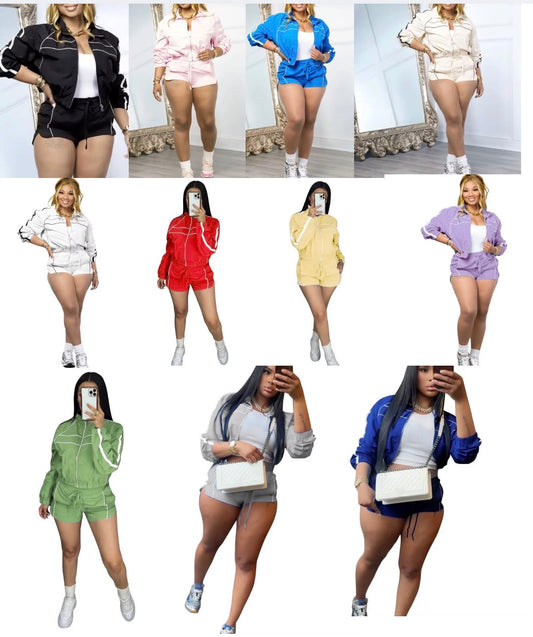 Windbreaker Short Set