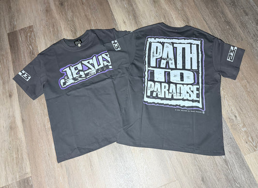 Grey Path 2 Paradise Graphic T-Shirt