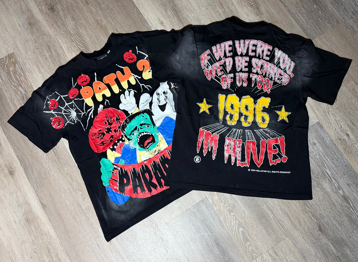 Black Frankenstein Graphic T- Shirt