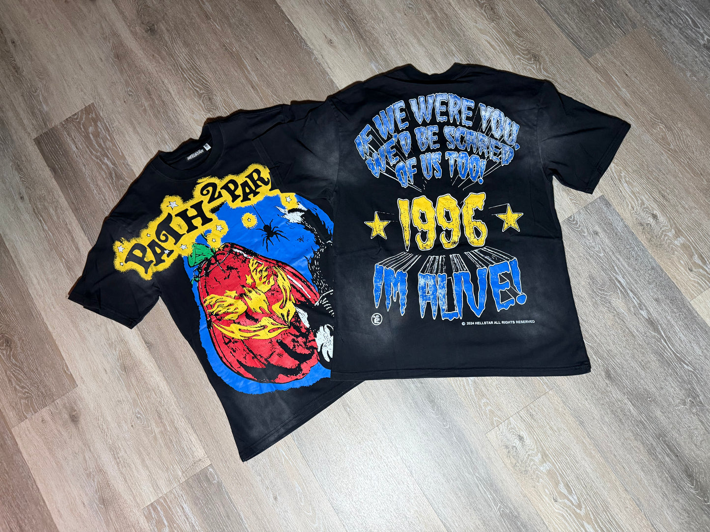 Black I'm Alive Graphic T-Shirt
