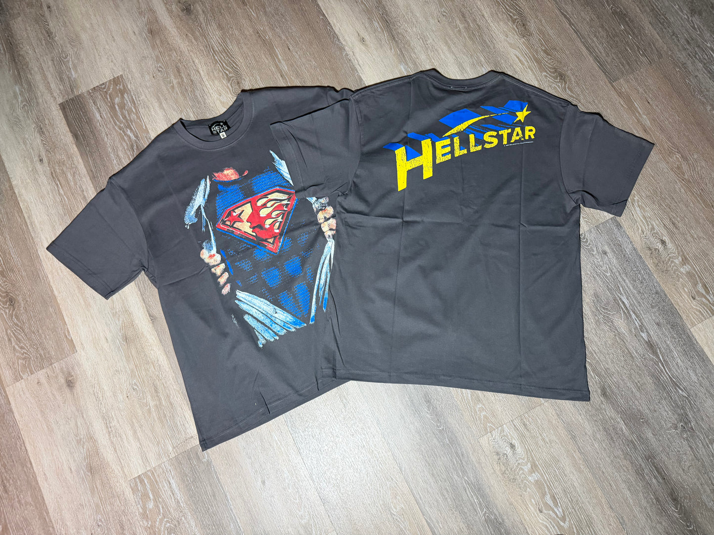 Grey Superman T-Shirt