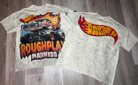 Tannish Monster Truck Graphic T-Shirt