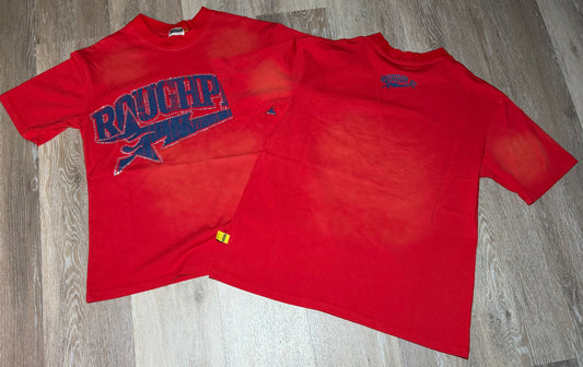 Red Shooting Star Graphic T-Shirt