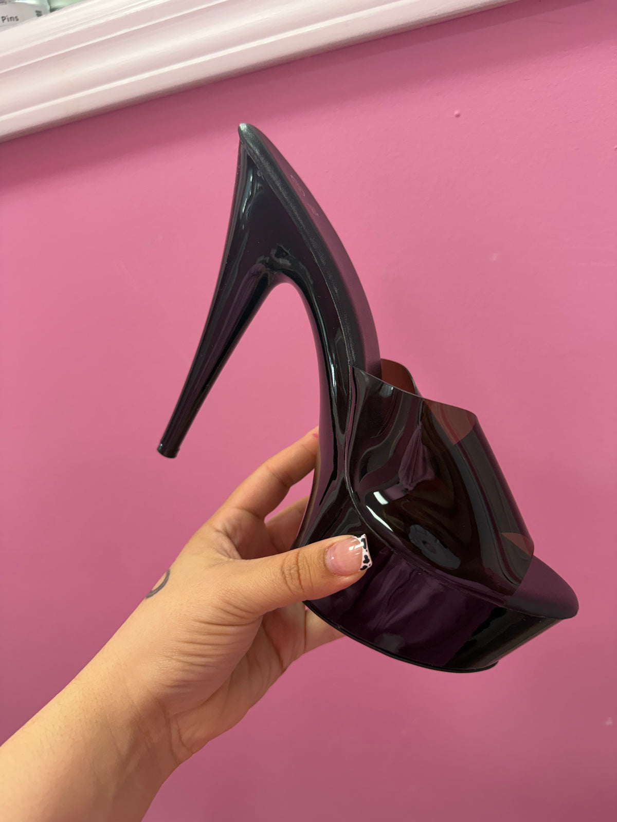 Black Platform Heel