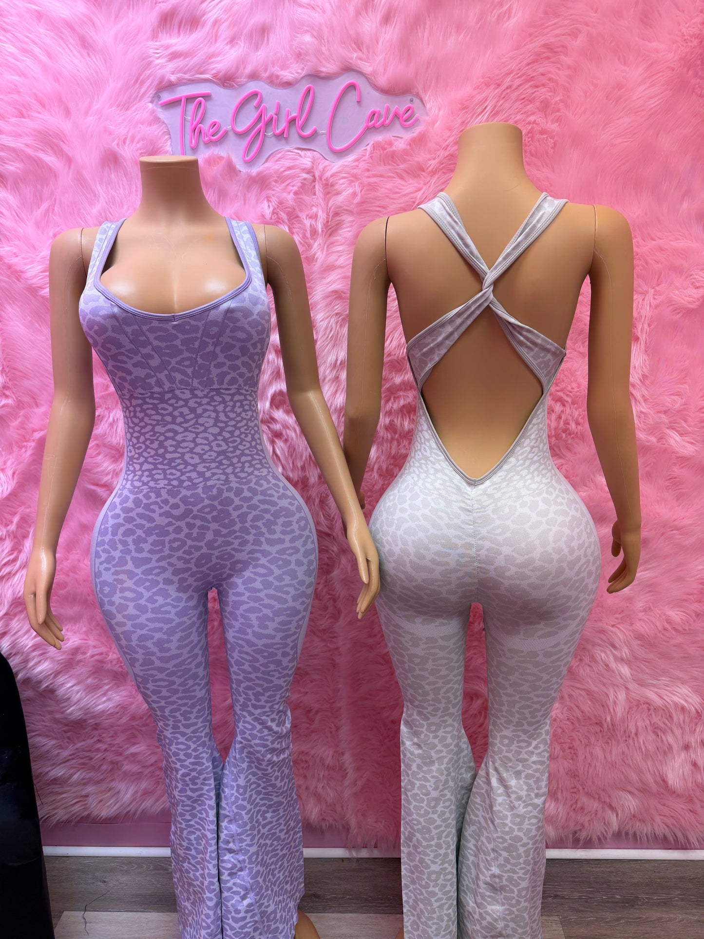 Cheetah Butt Scrunch Jumpsuit