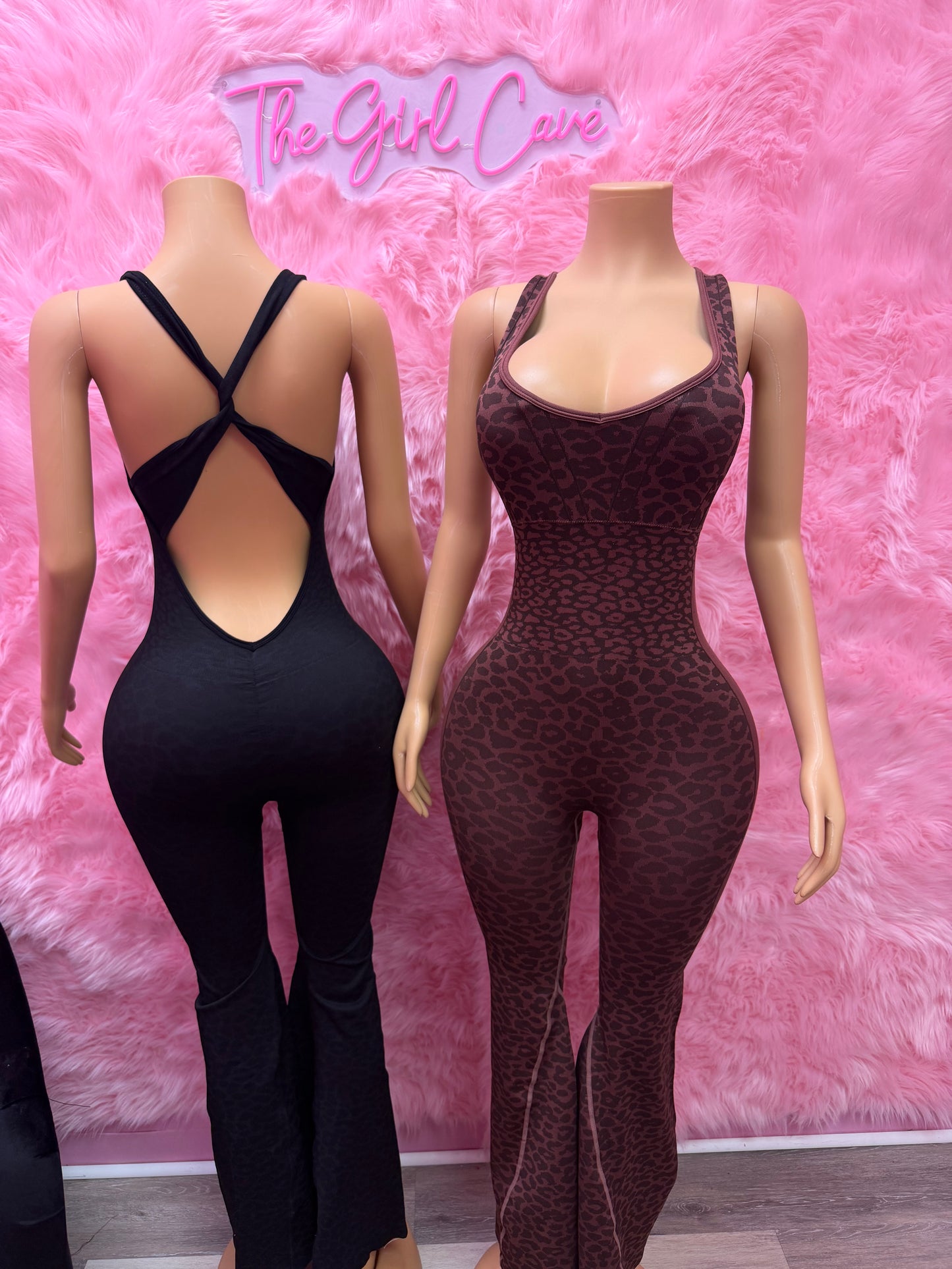 Cheetah Butt Scrunch Jumpsuit
