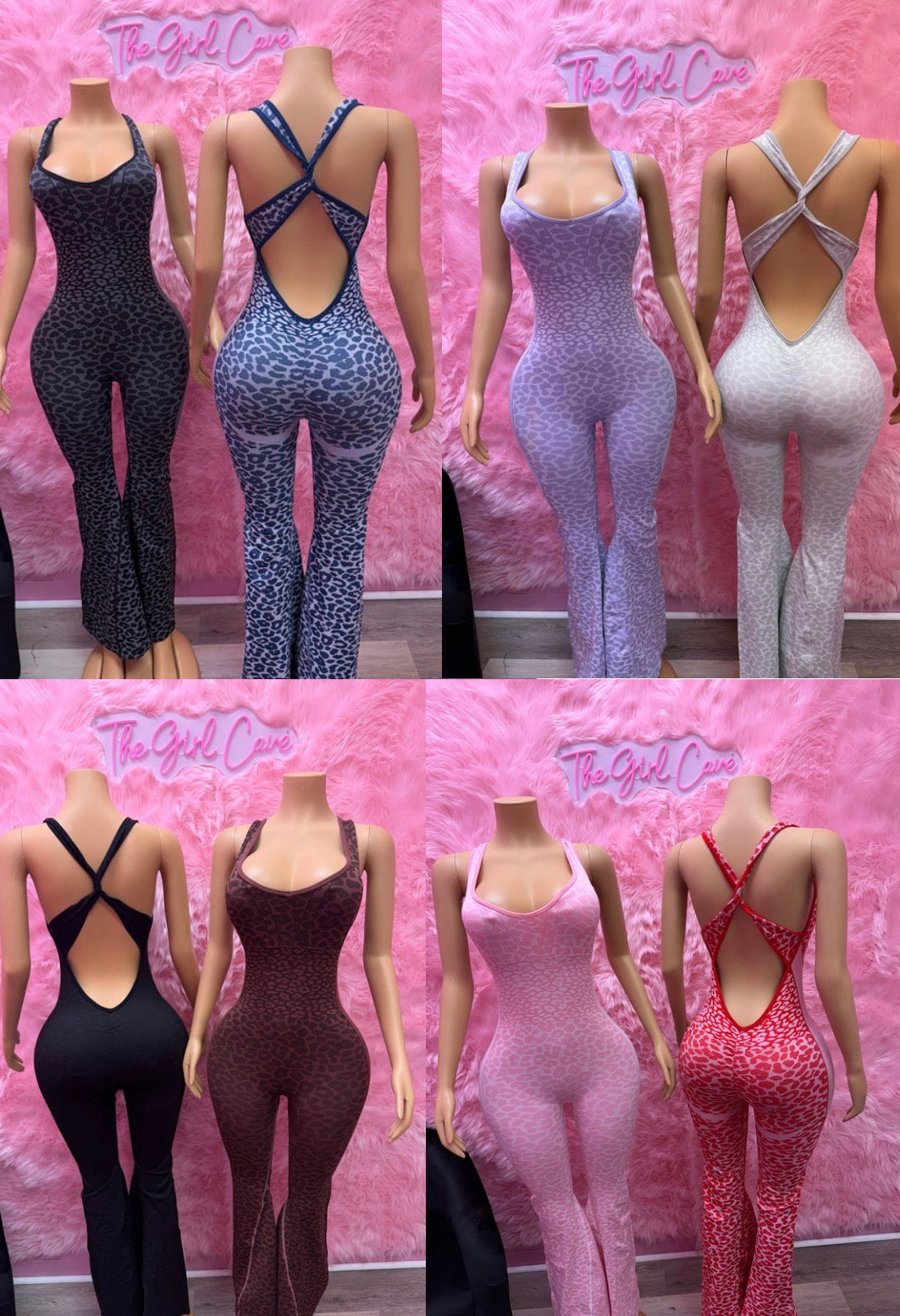 Cheetah Butt Scrunch Jumpsuit