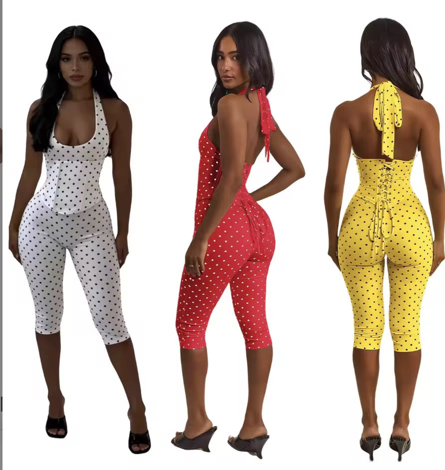 Corset Polka Dot Set
