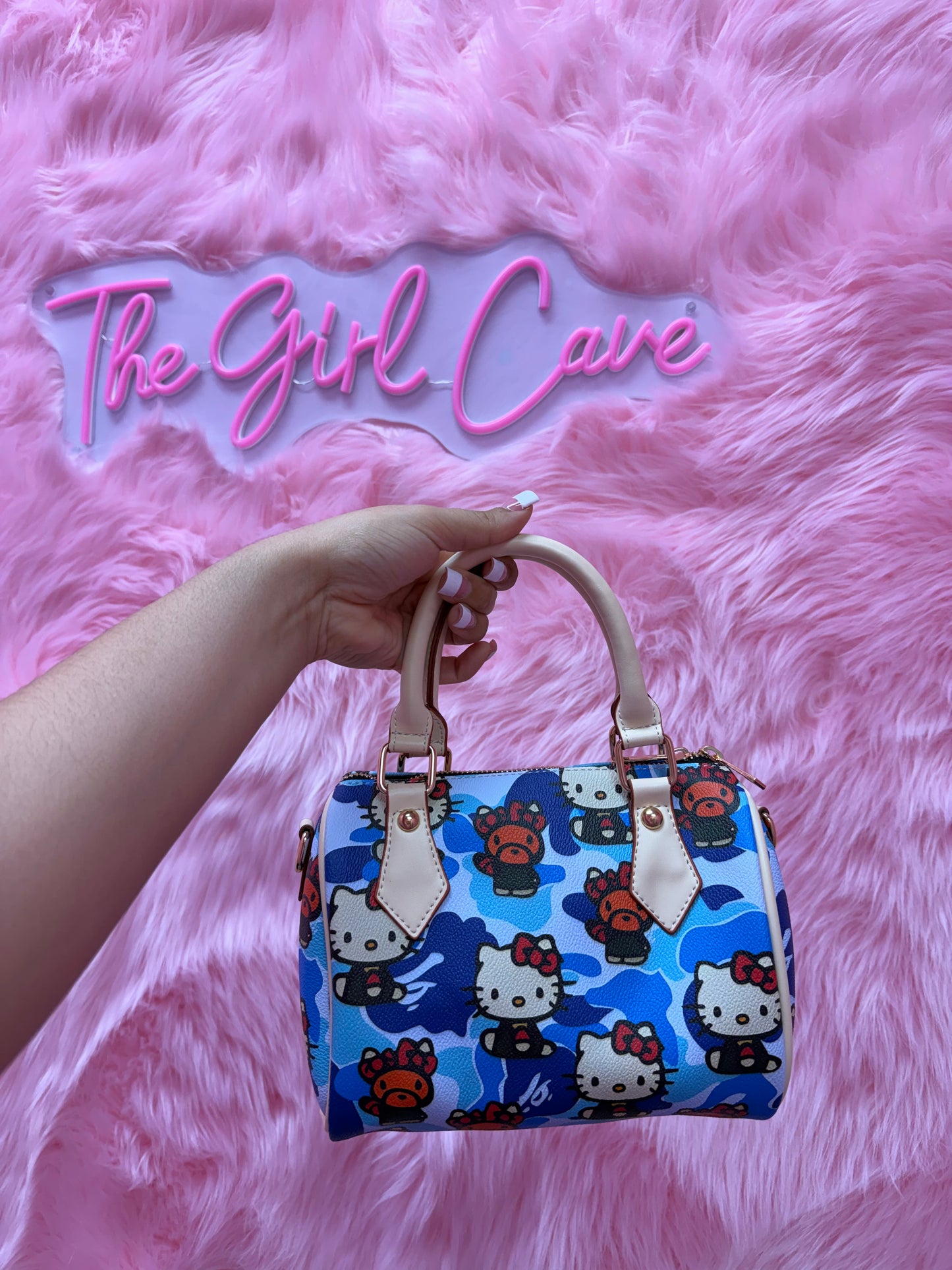 Print Pillow Hand Bags