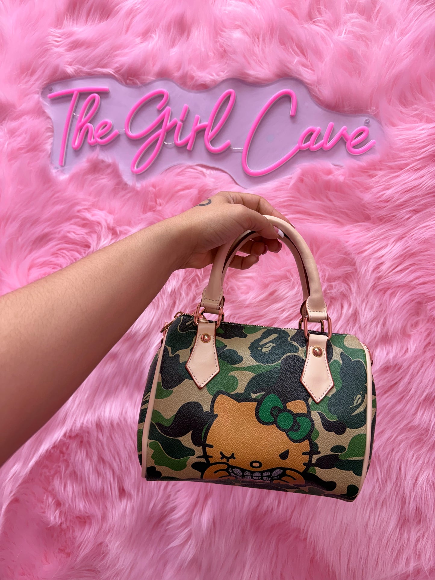 Print Pillow Hand Bags