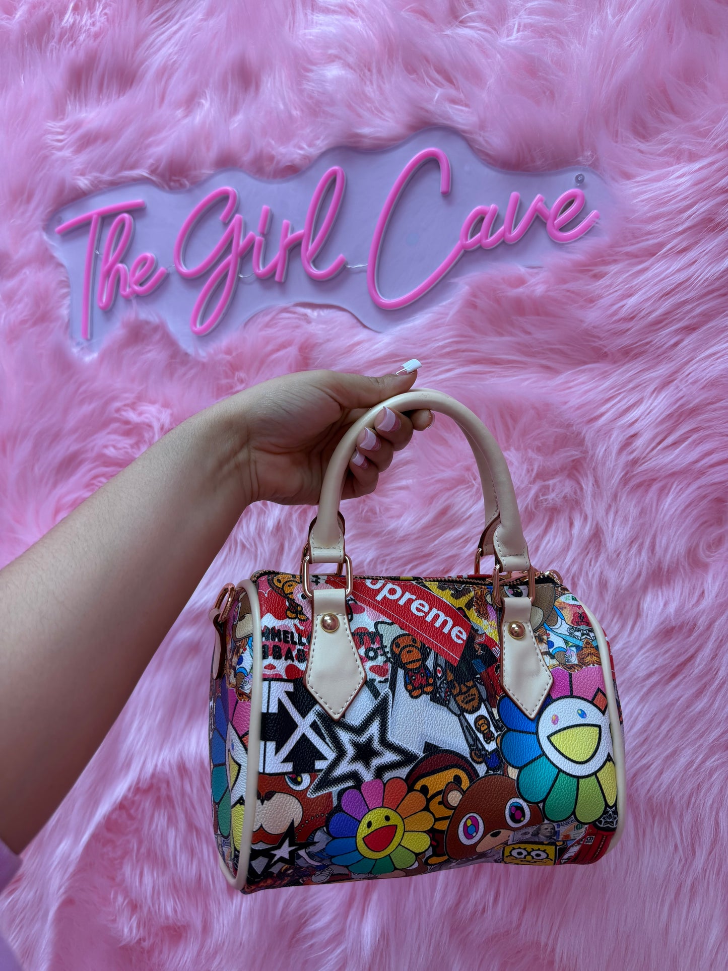 Print Pillow Hand Bags