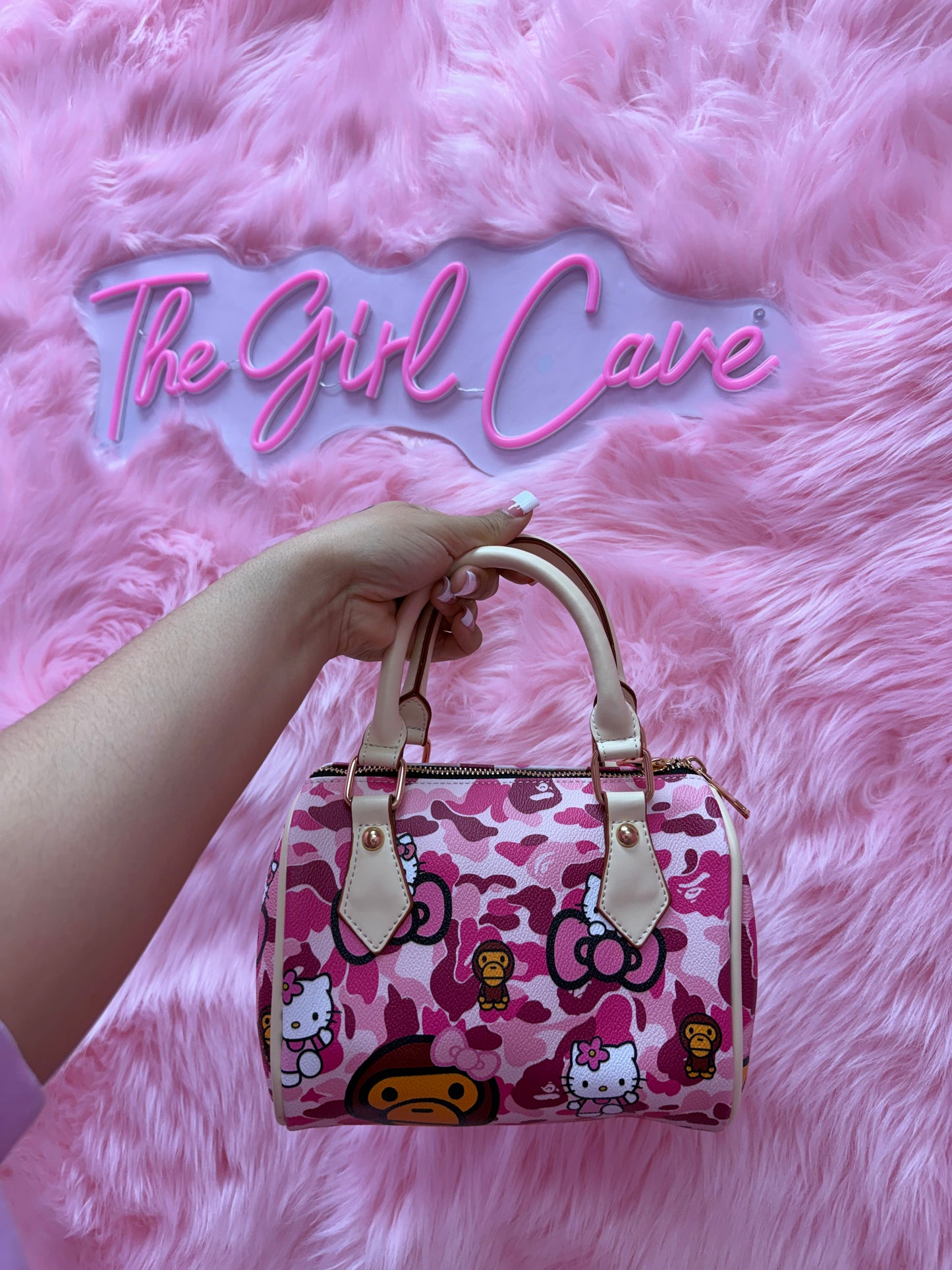 Print Pillow Hand Bags