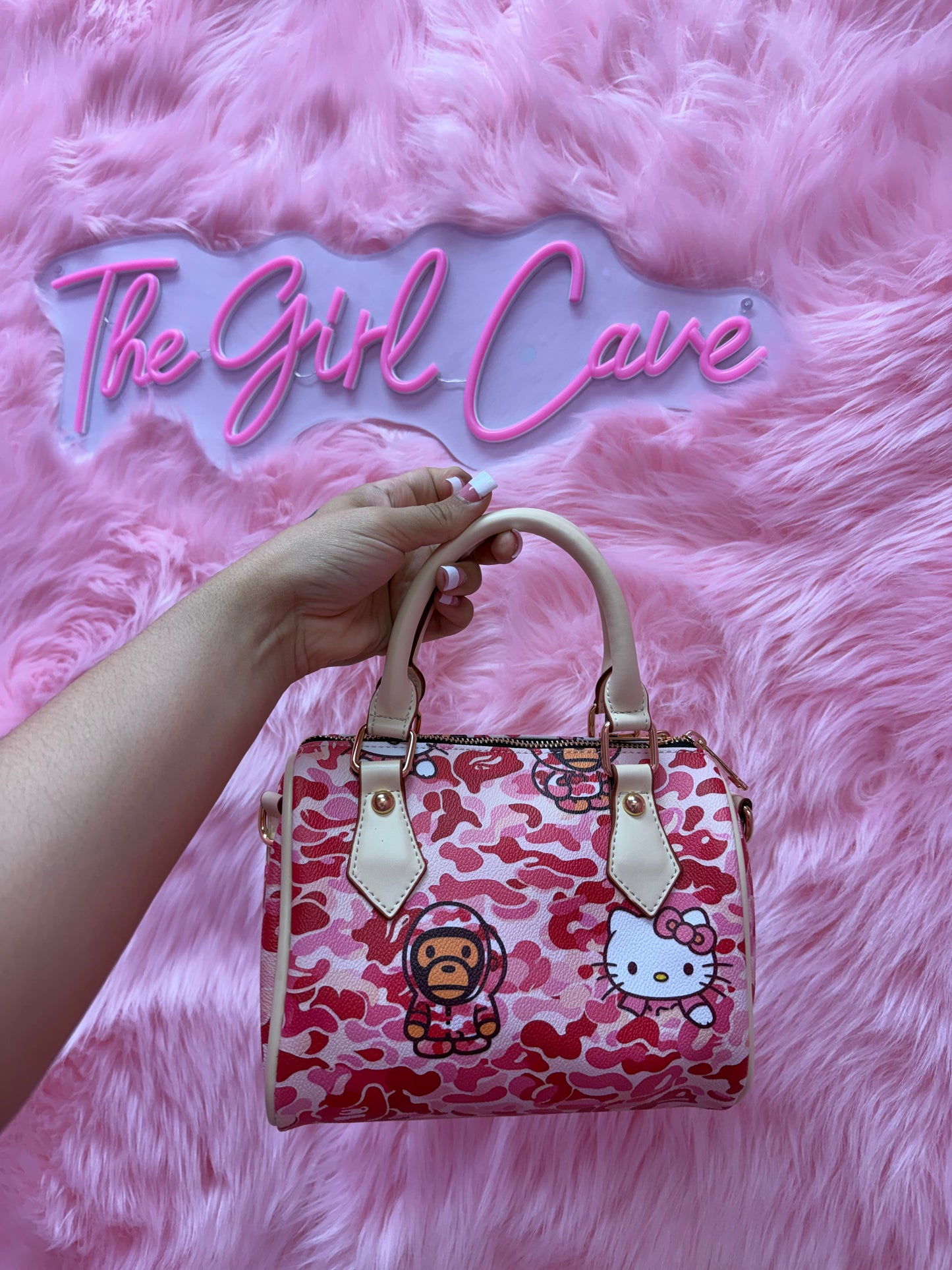 Print Pillow Hand Bags