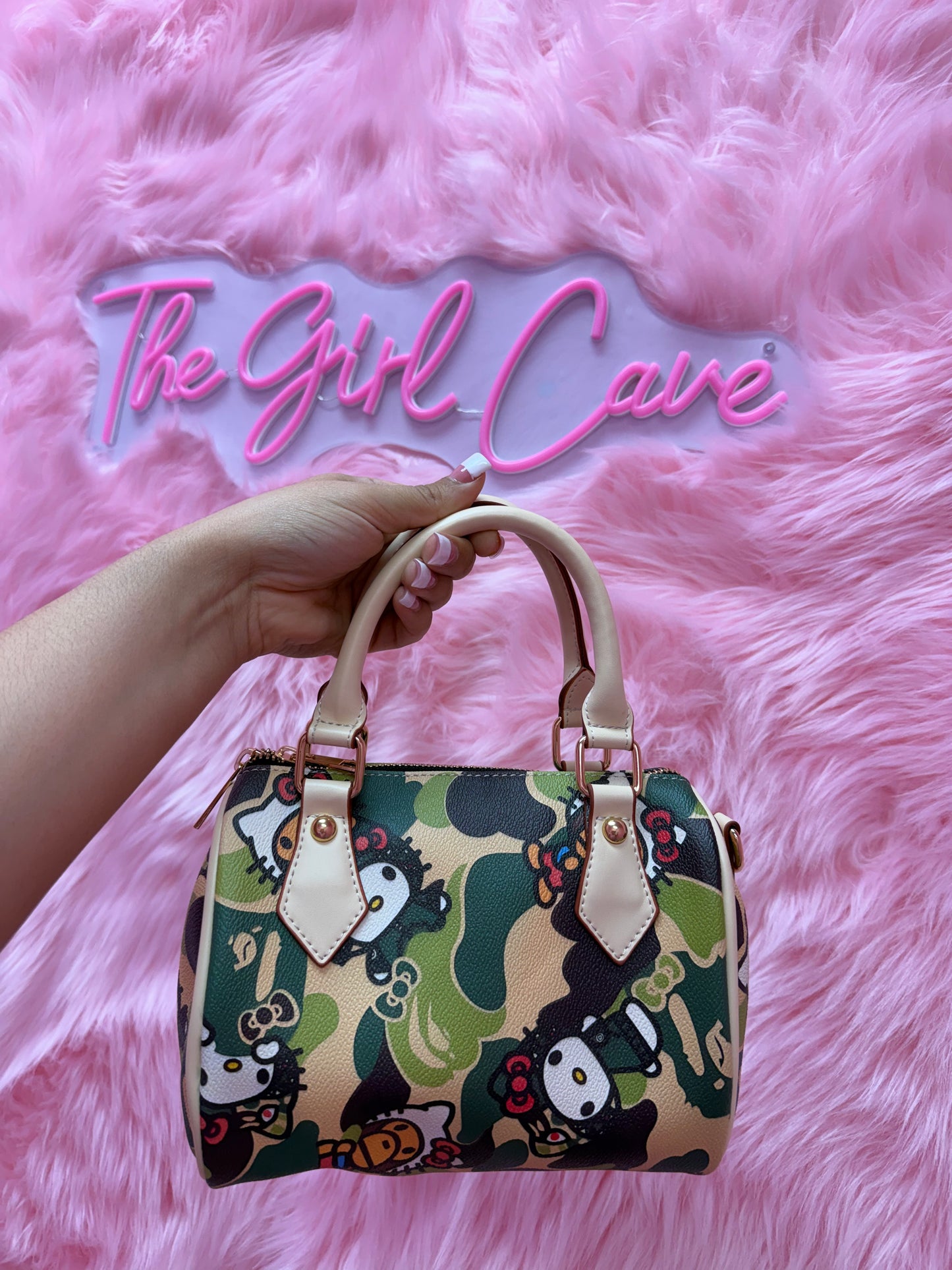 Print Pillow Hand Bags