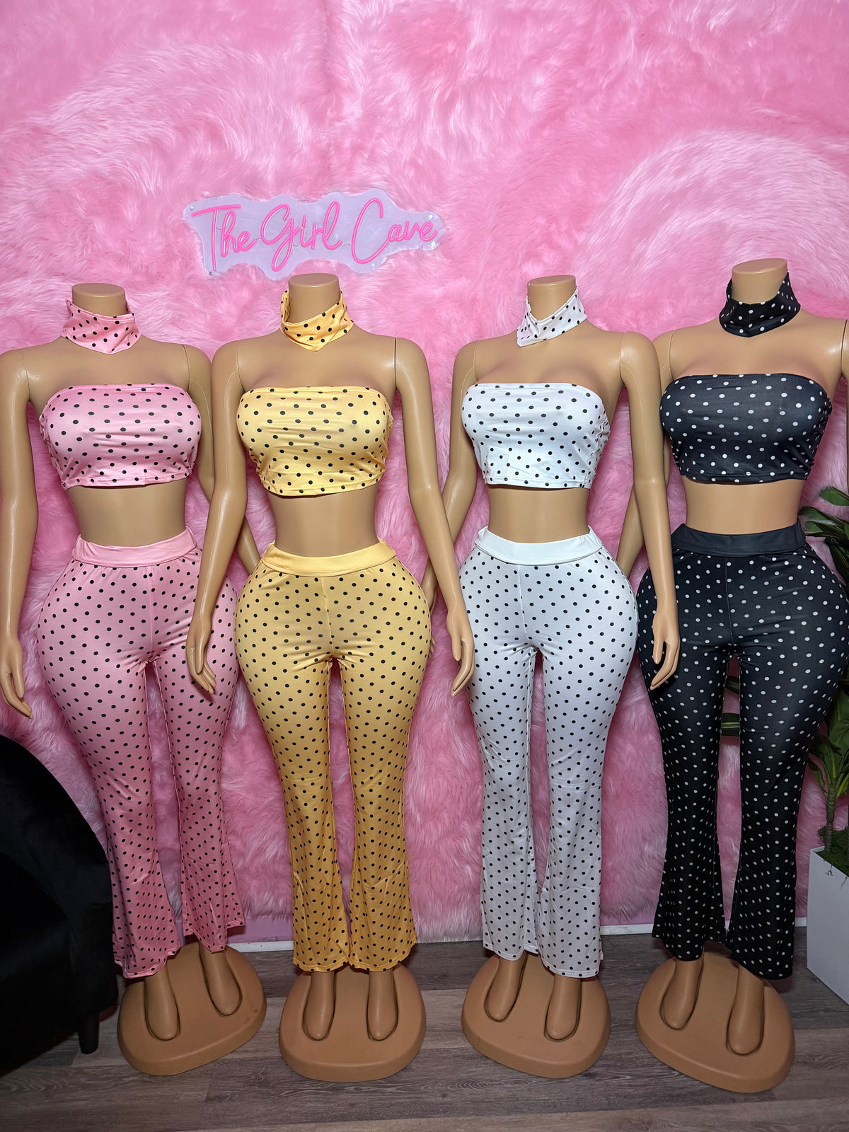 Polka Dot Flare Set