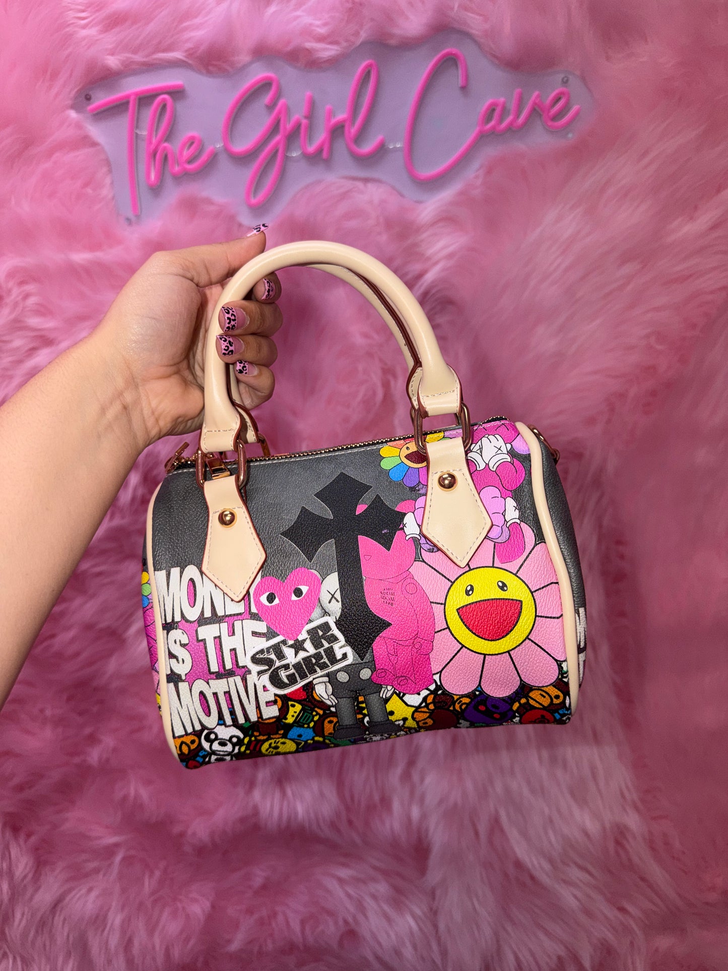 Print Pillow Hand Bags