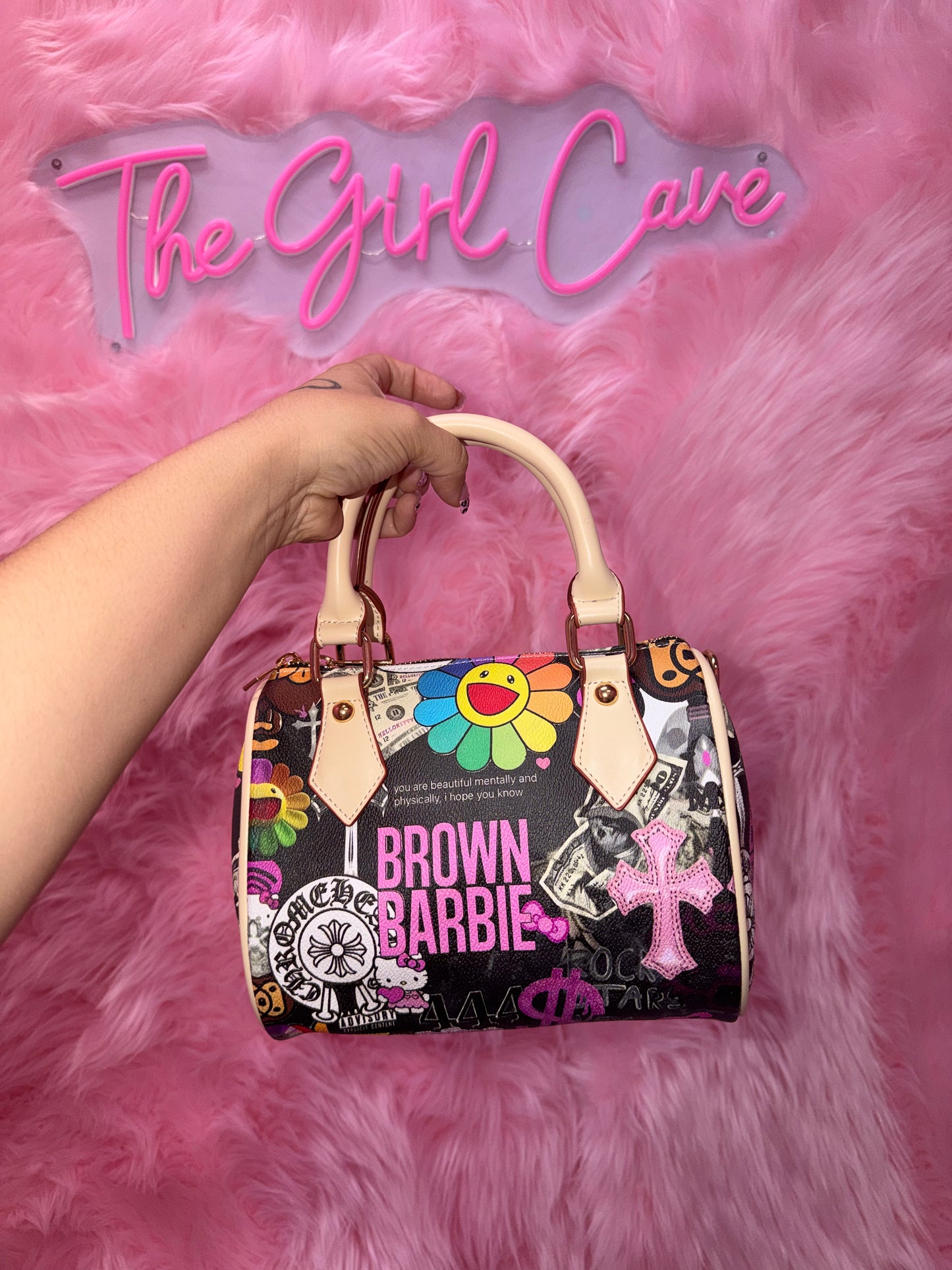 Print Pillow Hand Bags