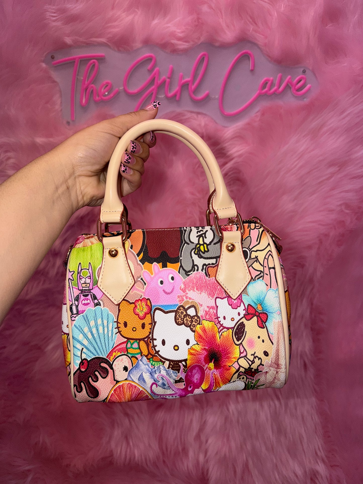 Print Pillow Hand Bags