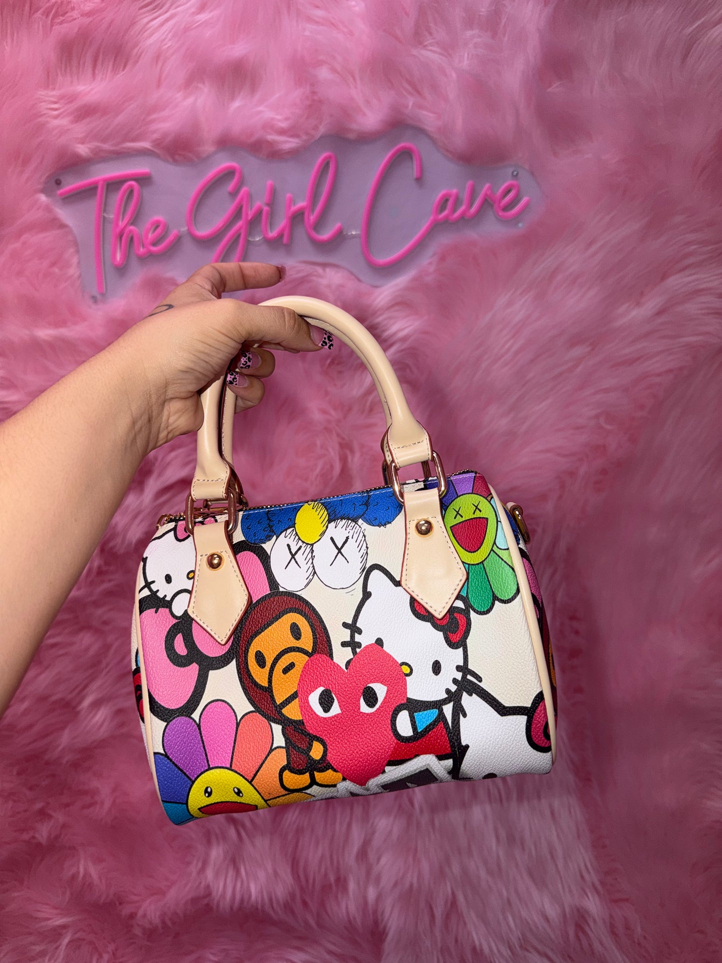 Print Pillow Hand Bags