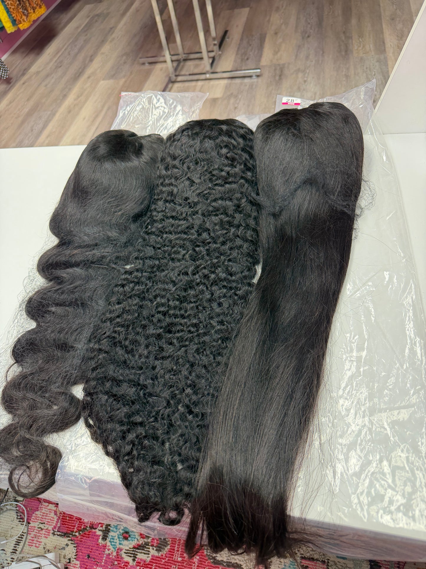 200% Density V Part Wigs