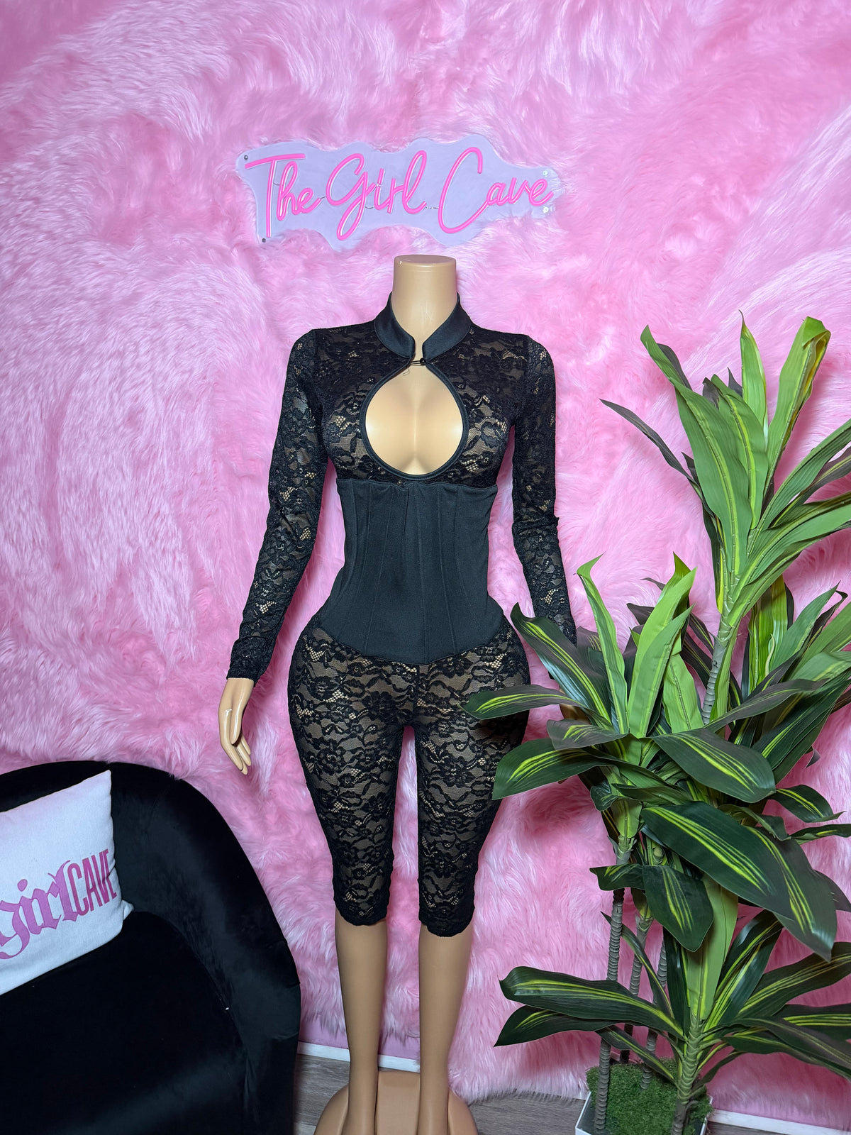 Lace Jumpsuit Corset