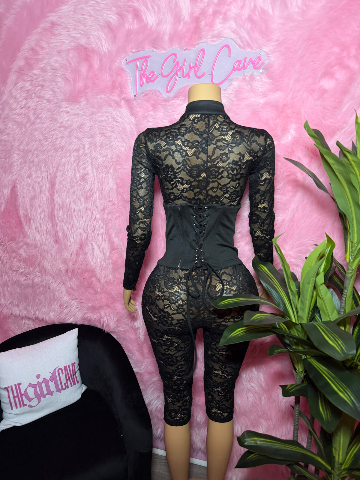 Lace Jumpsuit Corset