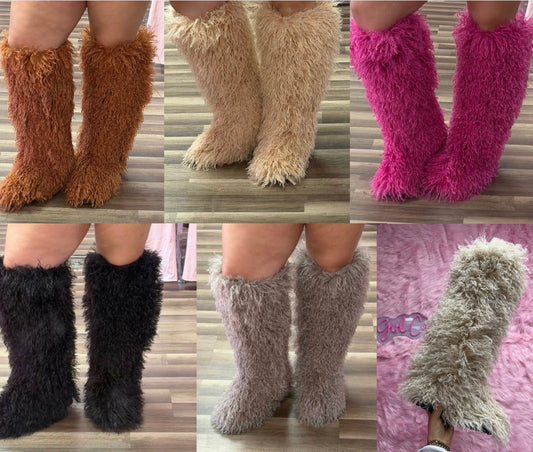 Mongolian Fur Boots