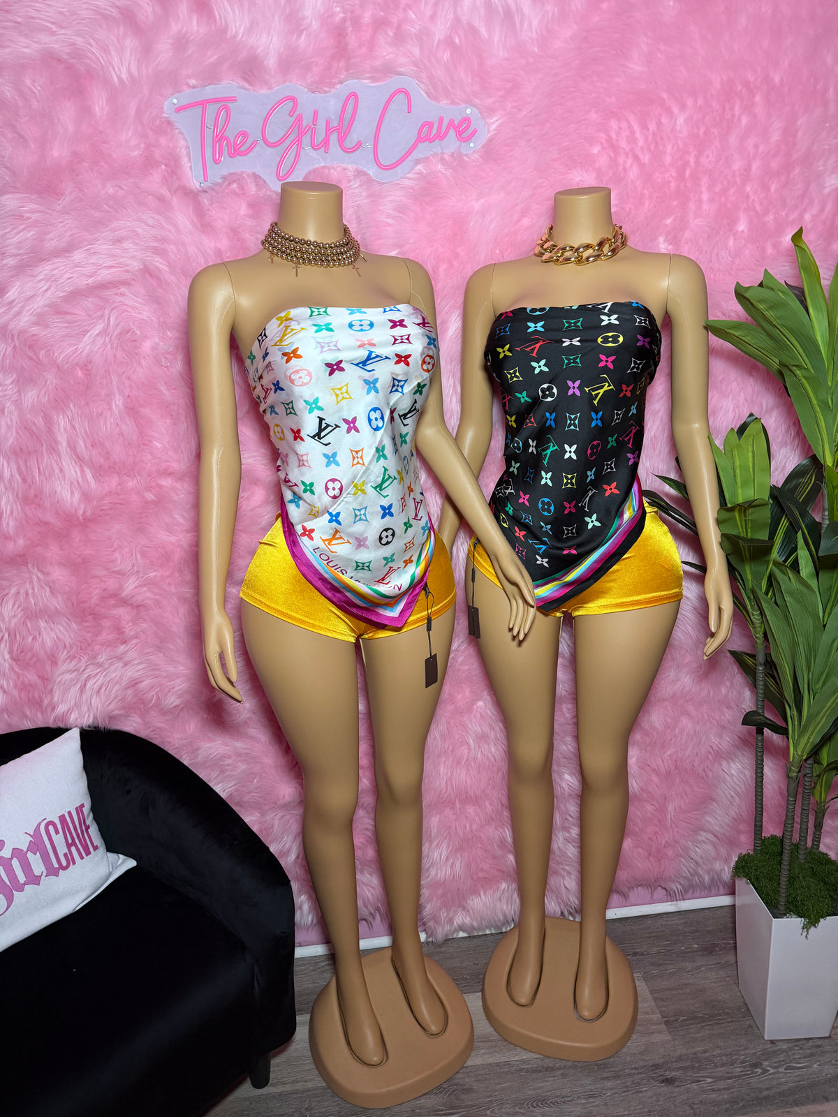 Scarf Short Sets