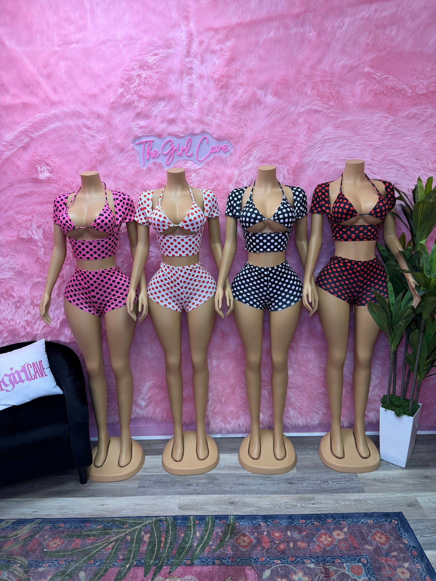 Polka Dot Bra Set