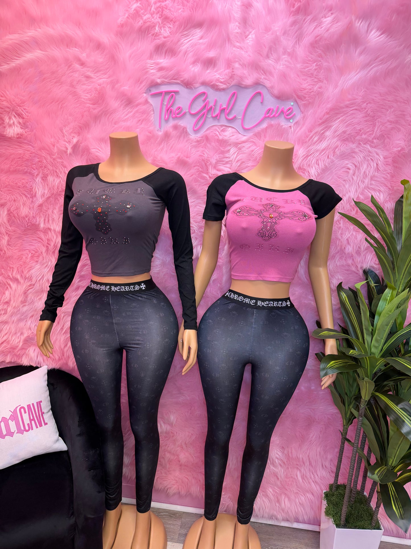 Chrome Legging Set