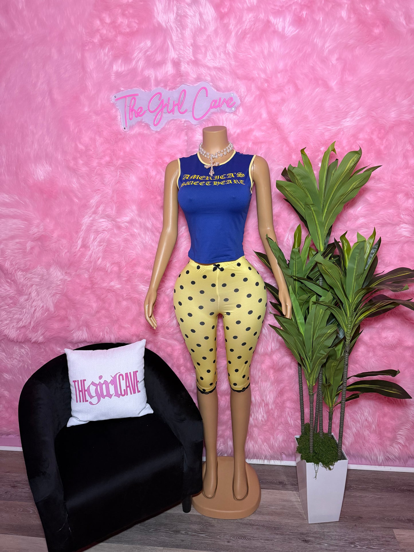 BlueYellow Capri Tank Set