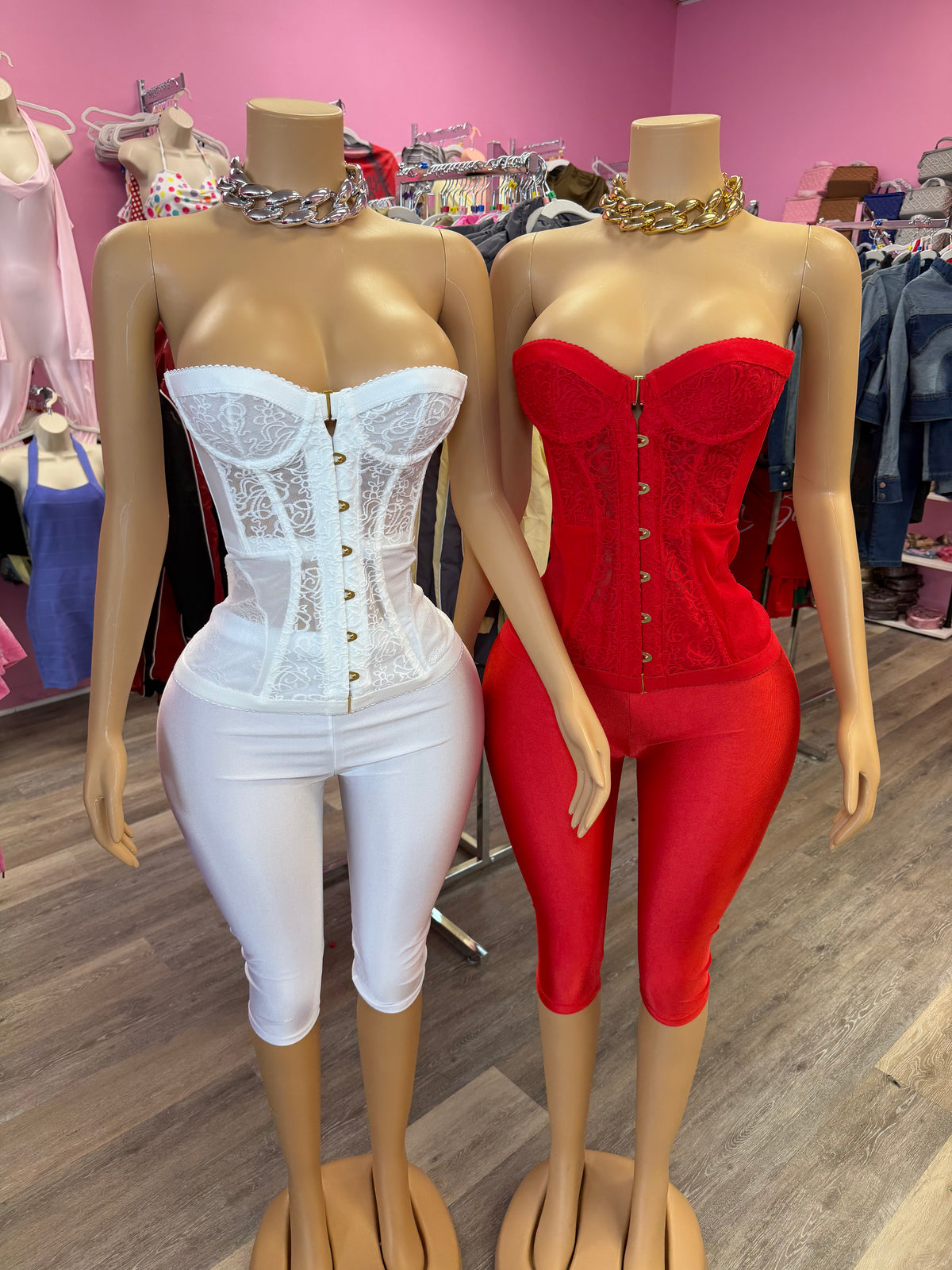 Corset Capri Set