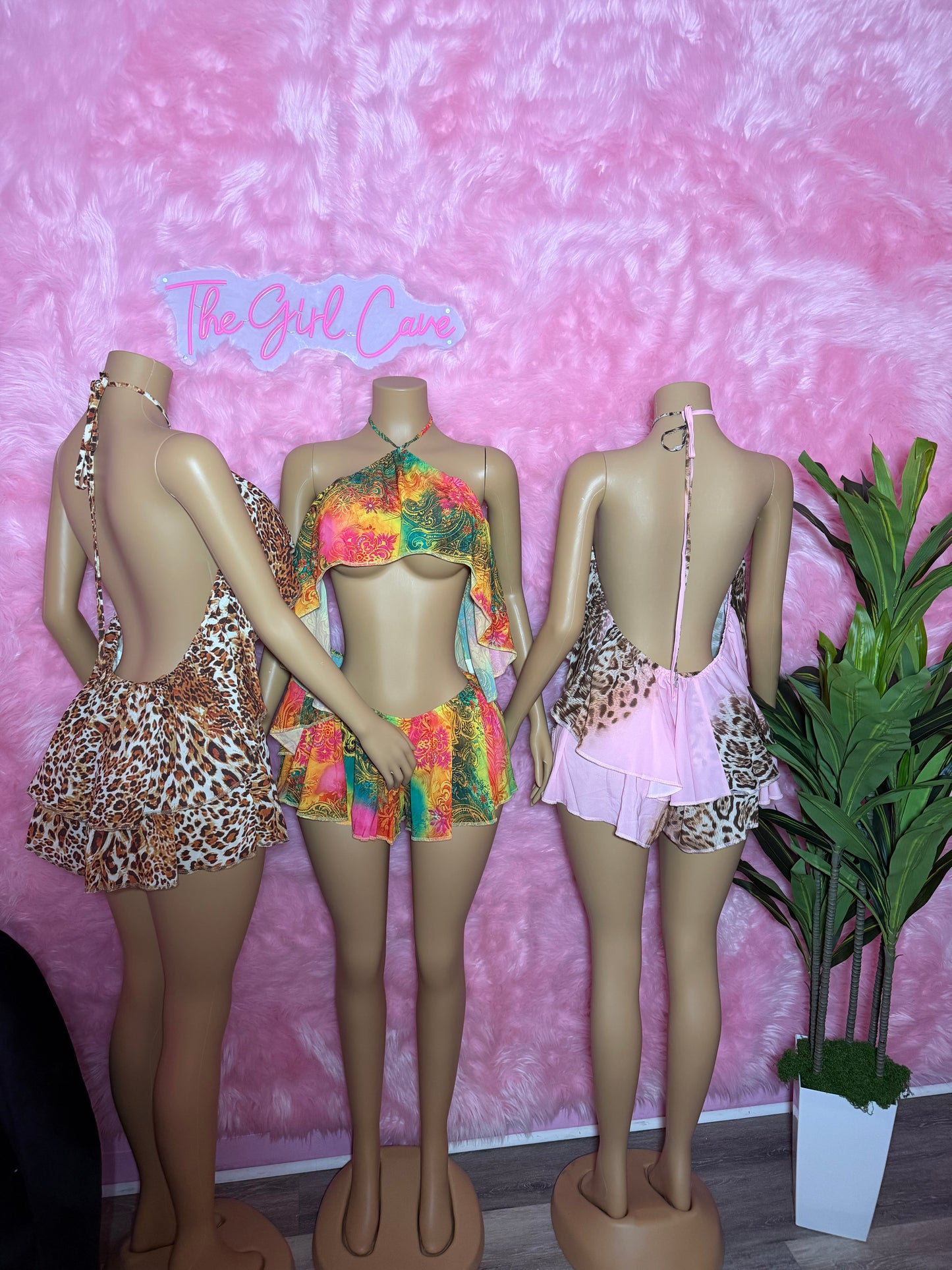 Ruffle Short Set