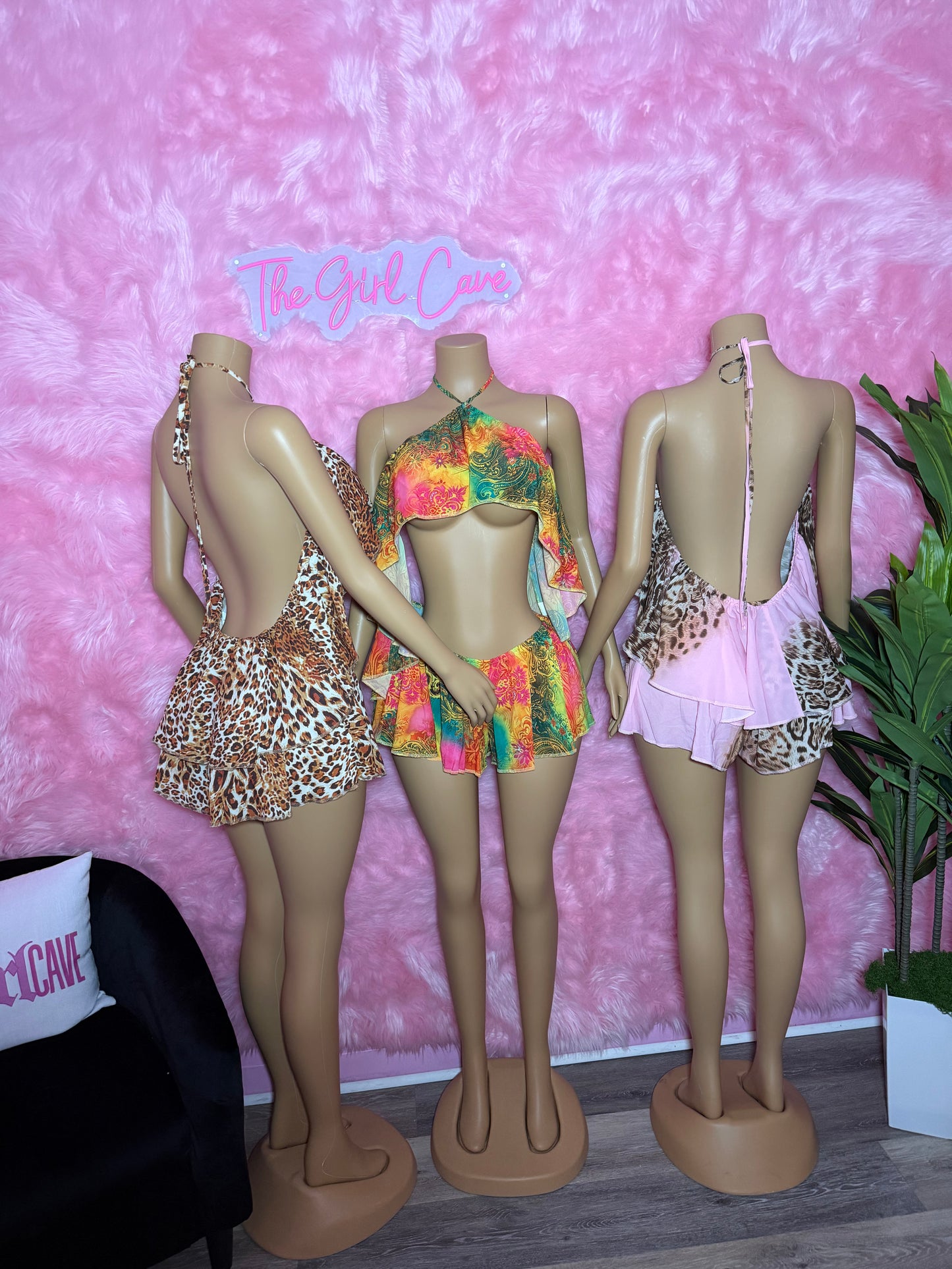 Ruffle Short Set