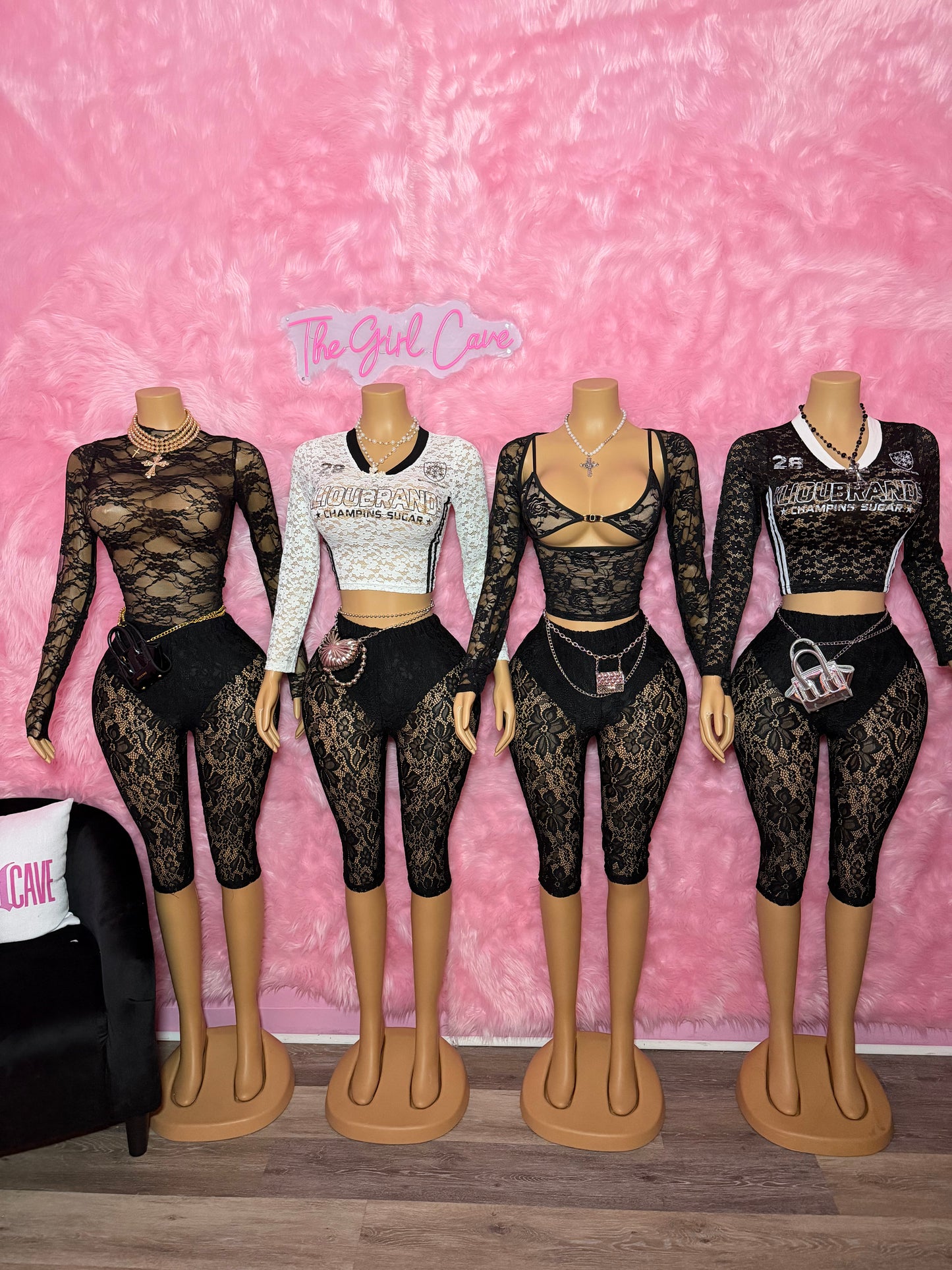 Lace Capri Sets