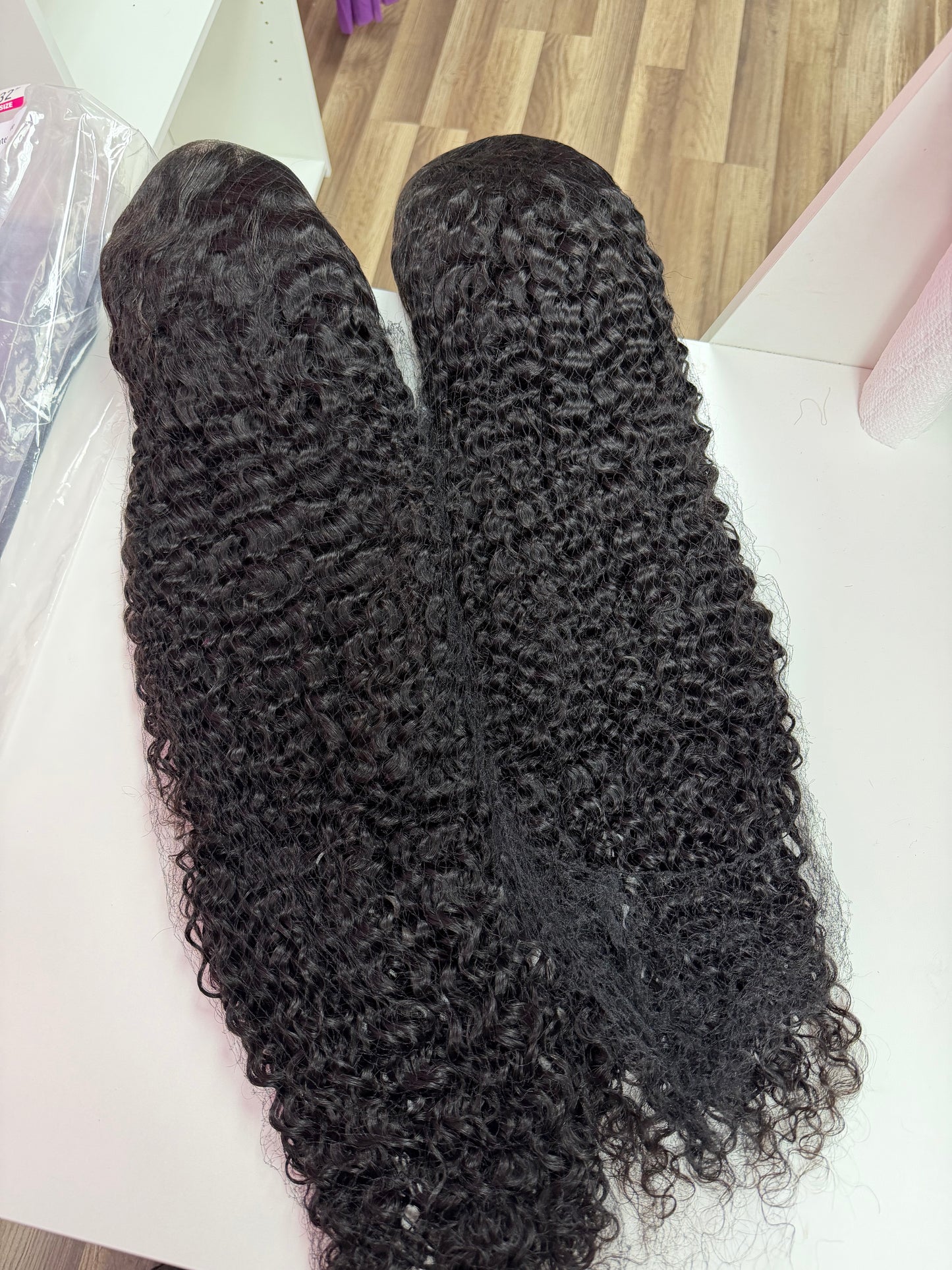 Water Wave 13x6 Transparent Virgin Wigs 210% Density