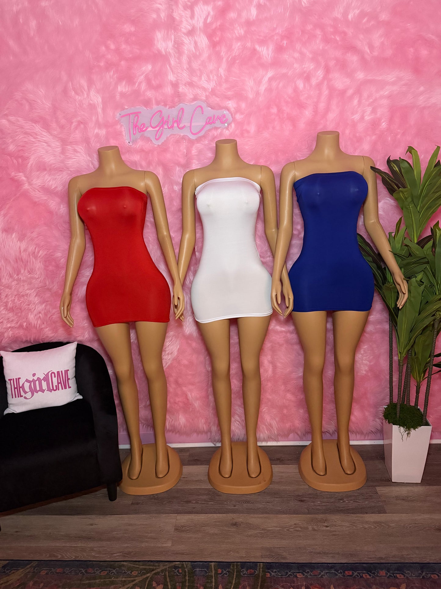 Strapless Mini Dress