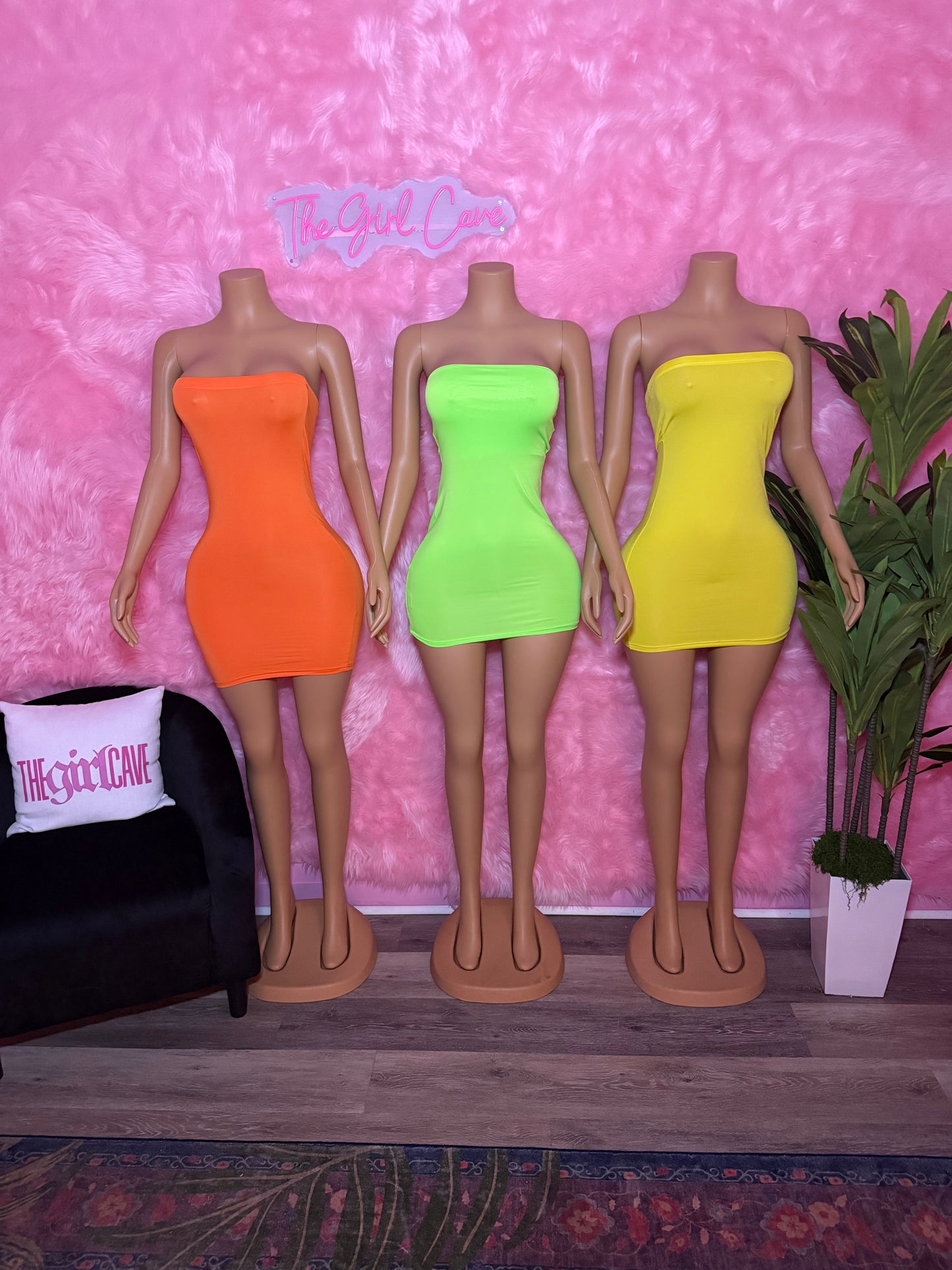 Strapless Mini Dress
