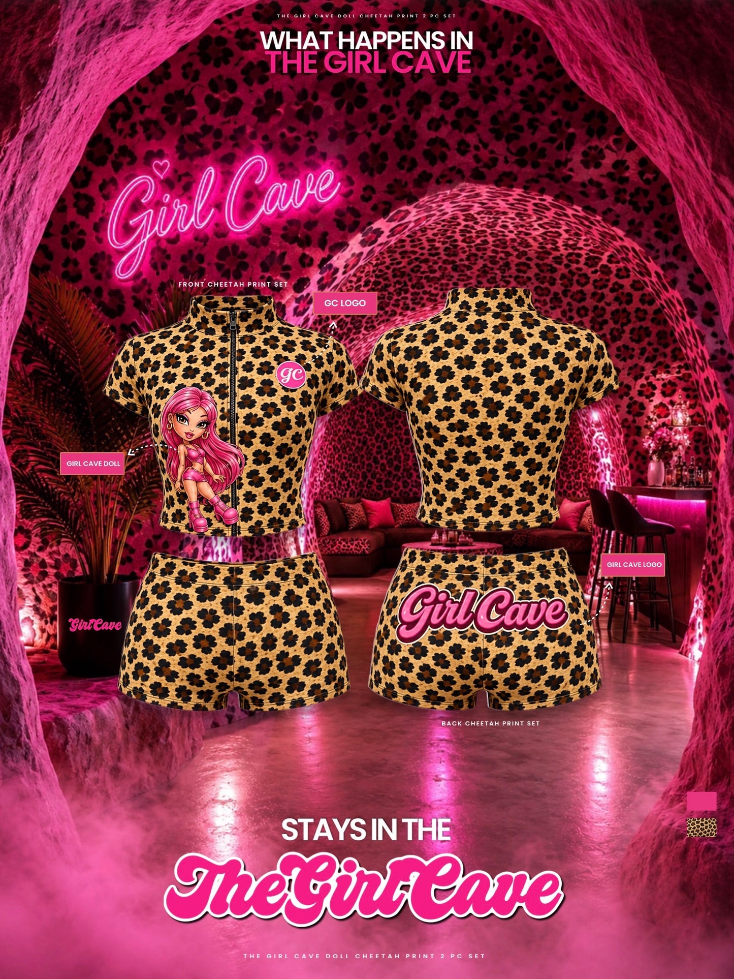 Girl Cave Doll Sets